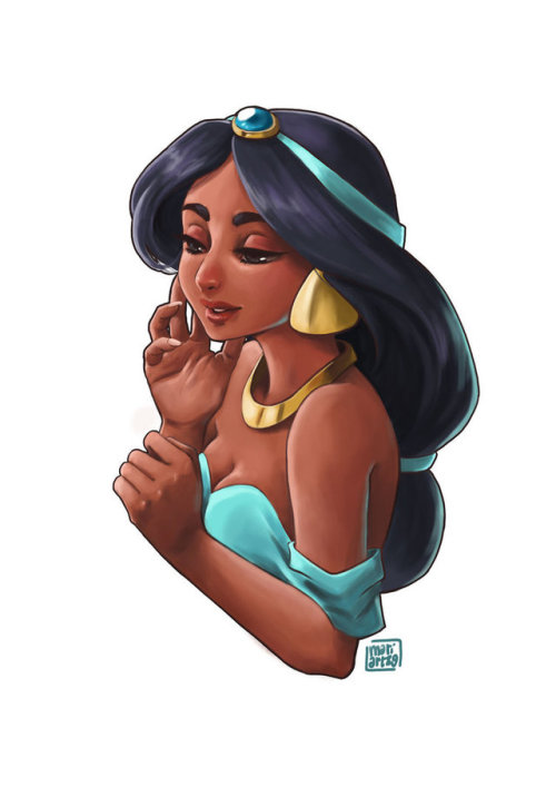 princessesfanarts - Jasmine by Mariart89