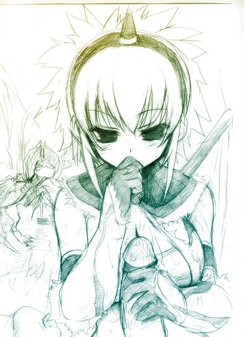 hentai-leaf - Female Hunter (Kirin Armour) from Monster Hunter,...