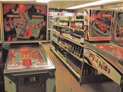 beatnikdaddio - pinball at the liquor store. 1976.