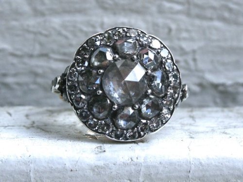 allaboutrings - Antique Georgian Rose Cut Diamond Ring