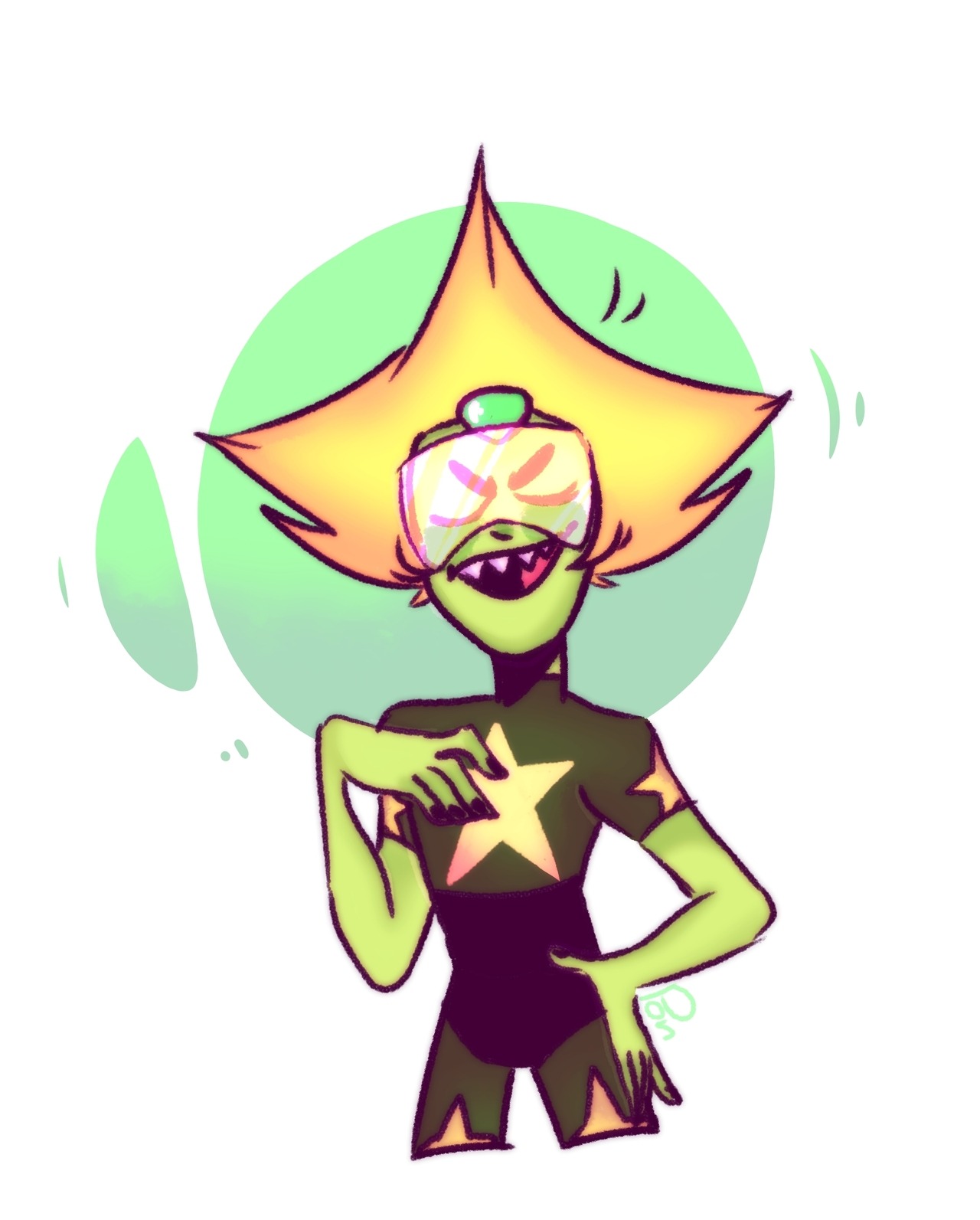 I dared myself to redesign peridots reformation ahhhh im so excited to see her and lapis again!!!