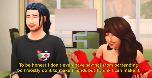 asdf-sims - They decided to take the conversation to the living...