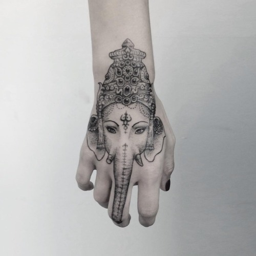 tattoos-org - Ganesh TattooArtist - Shpadyreva Julia 
