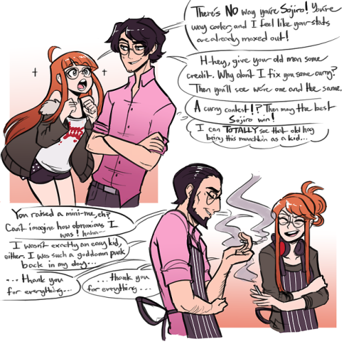 scruffyturtles:More OG meets AU~ Non canon ofc but still really...