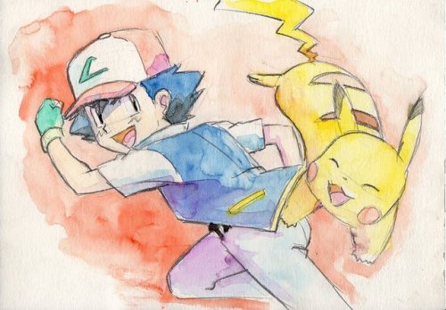 pokeshipping:I missed this Ash art Iwane posted a few days...