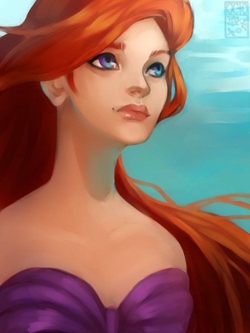 princessesfanarts - Ariel The Little Mermaid. by OctoGear
