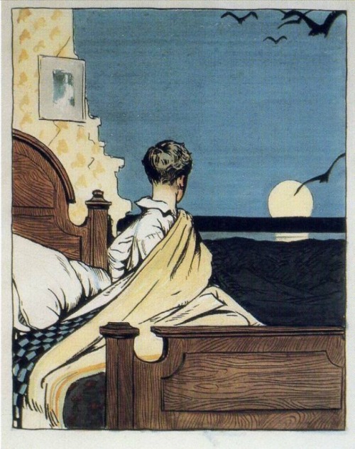 misterdoor-reloaded - Edward Hopper. Boy And Moon, 1906-1907