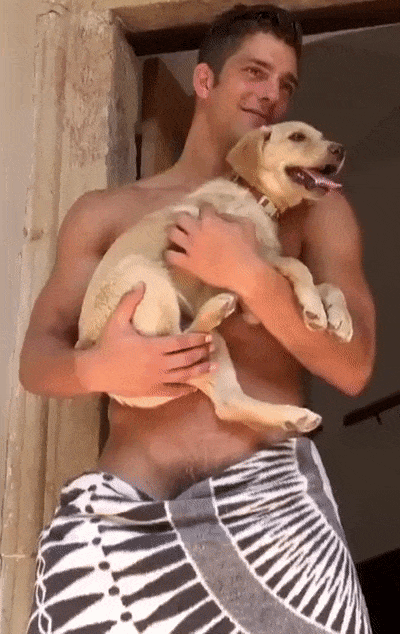 hotdudeswithdogs:male-and-beast:just  PERFECT ♂...