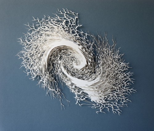 crossconnectmag - Intricate Organic Forms Cut from Paper by...