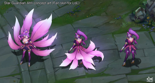 lolskinconcepts - Star Guardian Ahri by citemer