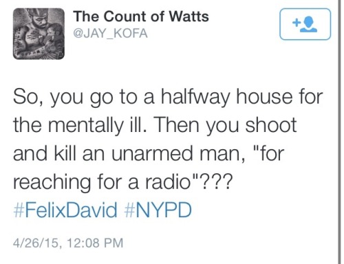 iwasateenagefaery - uarhi - krxs10 - NYPD KILLS ANOTHER UNARMED...