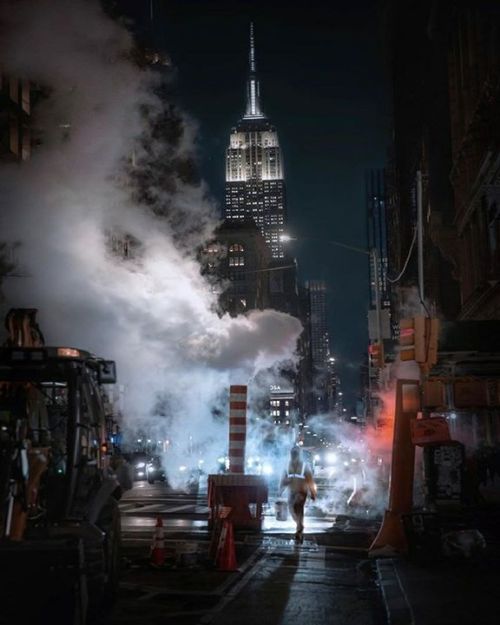 newyorkcityfeelings - New York at night Billy Dee @billydeee