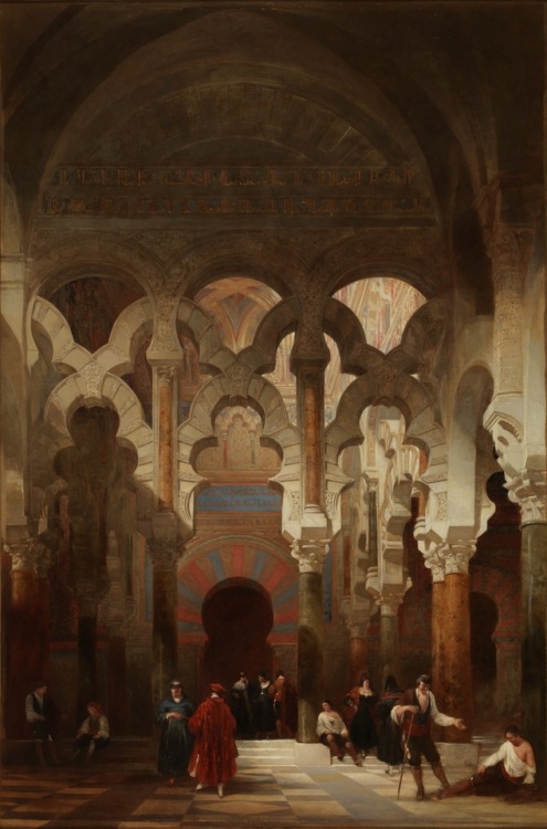 flyse - Interior of the Mosque, Córdoba, David Roberts...