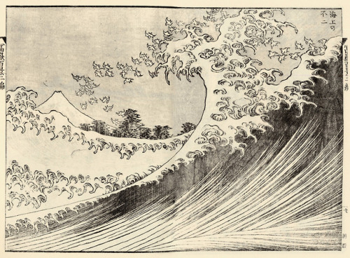 nobrashfestivity - Katsushika Hokusai  The Great Wave, from the...