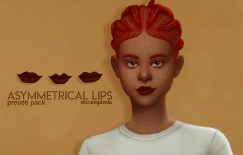 vibrantpixels - have some asymmetrical lips —...