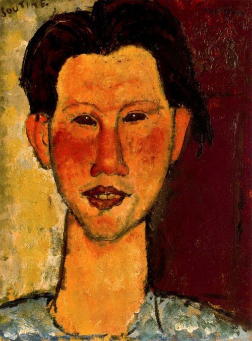 artist-modigliani - Portrait of Chaim Soutine, 1915, Amedeo...