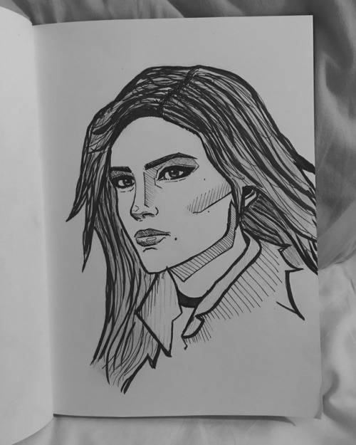 thegirlwiththecullentattoo - I tried to draw Yennefer but I’m not...