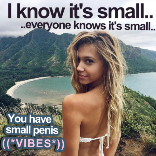 femdomenergy:Everyone knows it’s small…