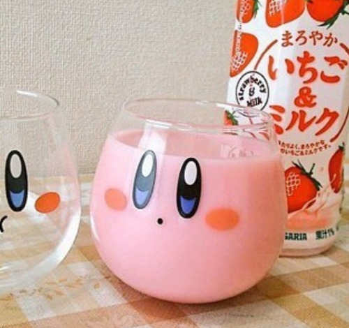 picsthatmakeyougohmm - Kirby glass…Drink his skin.