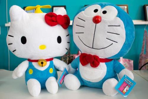 A special collaboration from Japan!Hello Kitty x Doraemon....