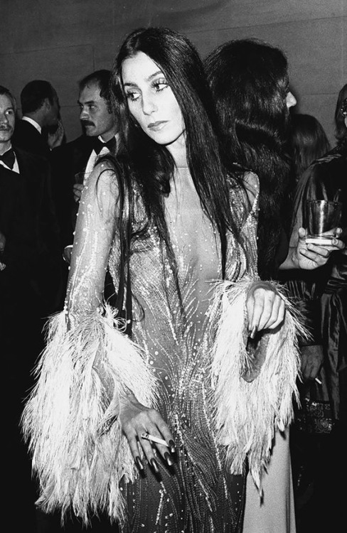 thegroovy70s:Cher at Studio 54 in the 1970s.
