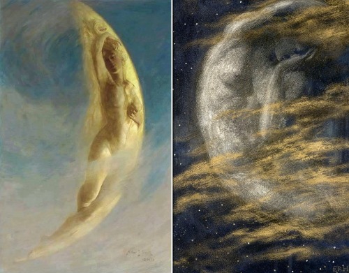 twirld:Arthur John Black (1855 - 1936) The Waking Moon...