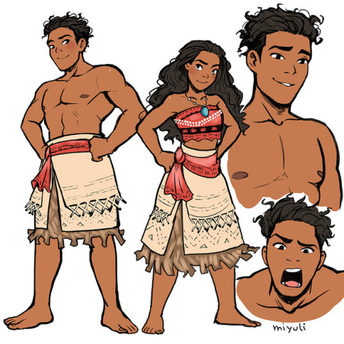 If Moana had a twin brother…He’d probably have long...