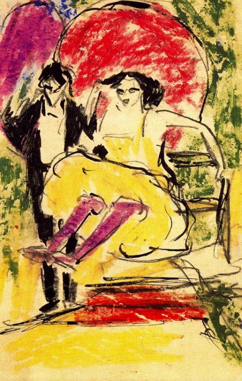 expressionism-art - Dancing Couple of the Variety