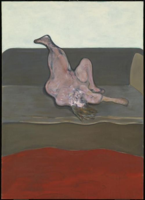 arterialtrees - Francis Bacon, ‘Reclining Woman’ 1961