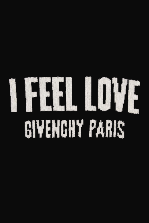 babyfthoney - Givenchy “I Feel Love” Oversized Sweater - Worn by...