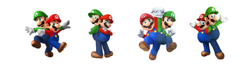 mergedwill - Mario and Luigi conjoined