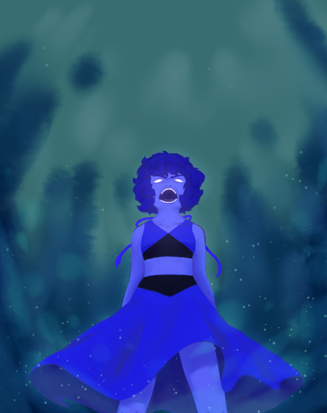 “I am Lapis Lazuli, and you can’t keep me trapped here ANYMORE!” I was having a bad art block, and the way i find to get out of it all the time, is, besides drawing Chloe, drawing another sassy, punk,...
