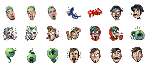 therealjacksepticeye - susansepticeye - Jack added new emotes on twitch and they’re fantastic 