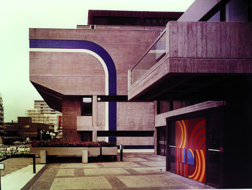 germanpostwarmodern - Town Hall (1968-71) in Offenbach, Germany,...