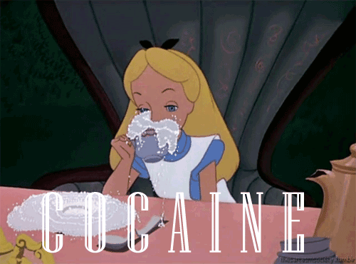 donthate-justmasturbate - Alice in Wonderland drugs.