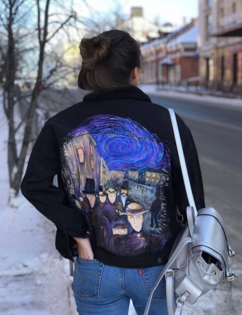 sosuperawesome - Hand Painted Denim Jackets, by Lily Garifullina...