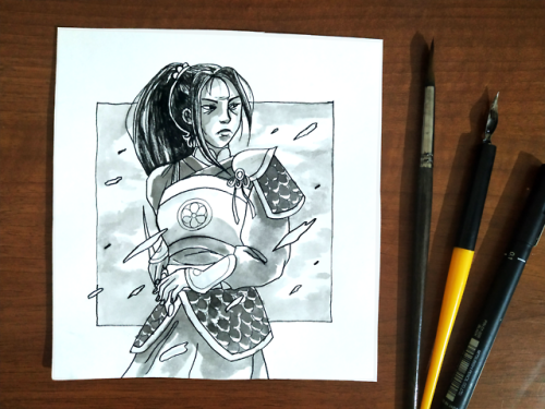 ainhoaartblog - Inktober days 3 and 4, this time is a friend’s...