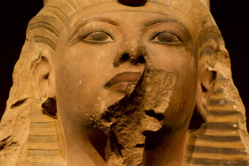 awesomepharoah - Colossal Statue of Tutankhamun, 18th Dynasty,...