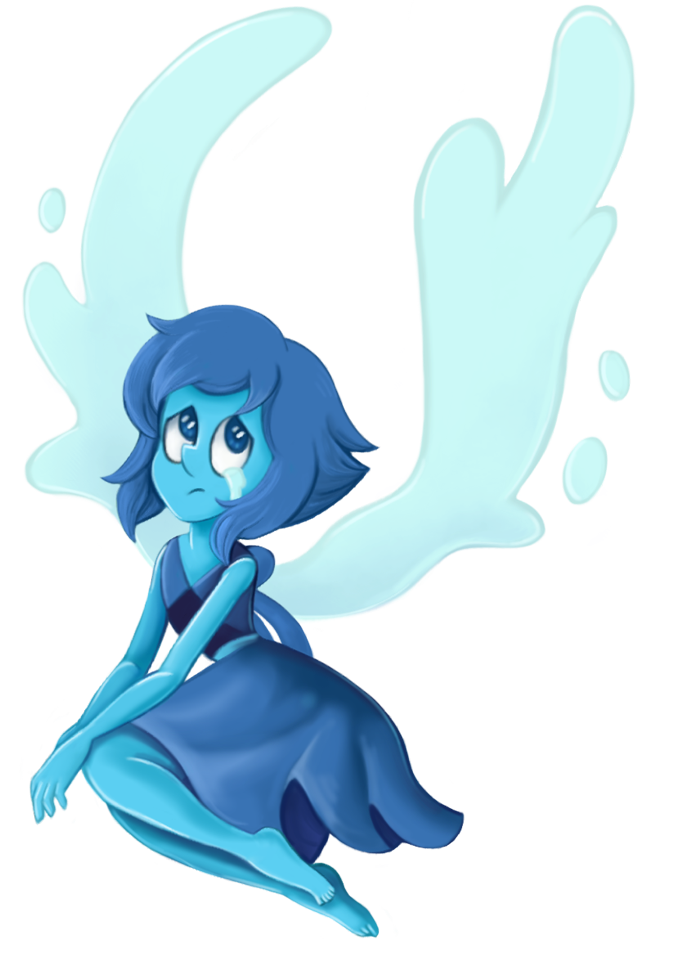 A redraw of Lapis based on Pearl’s drawing of Aquamarine.