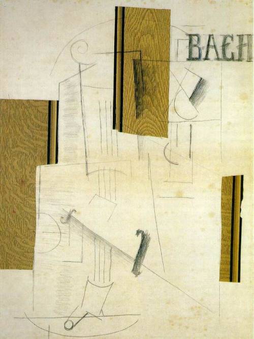 artist-braque - Still life BACH, 1912, Georges BraqueMedium - ...