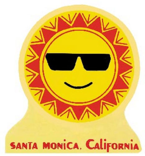 westside-historic: “Santa Monica decal from the 1980s. ”