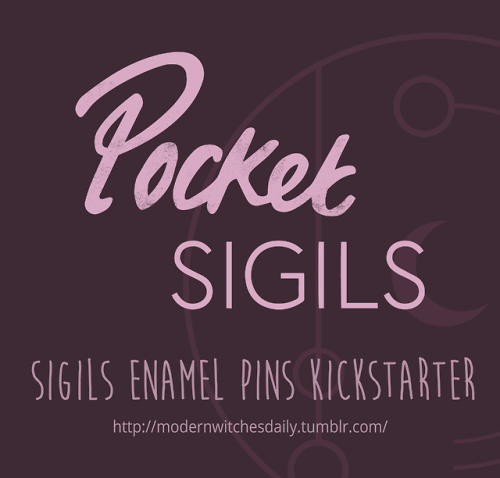 modernwitchesdaily - ☽ Pocket Sigils - Sigil Enamel Pins...