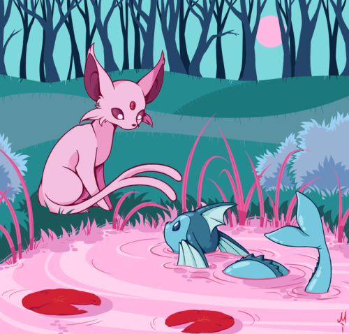 milchik-the-mouse:Psychic lake