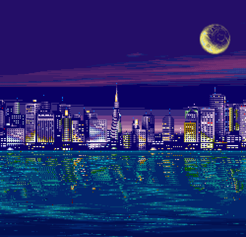 city at night on Tumblr