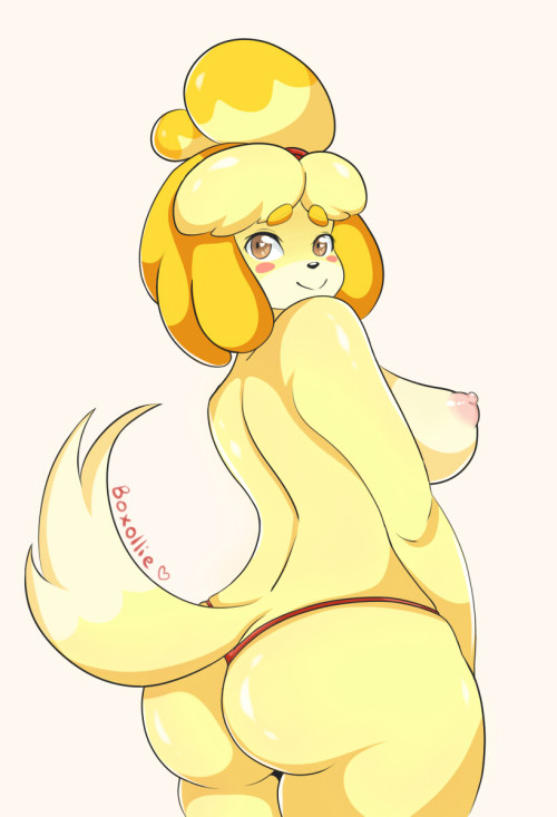 hentai-leaf - Isabelle again from Animal Crossing, by various...