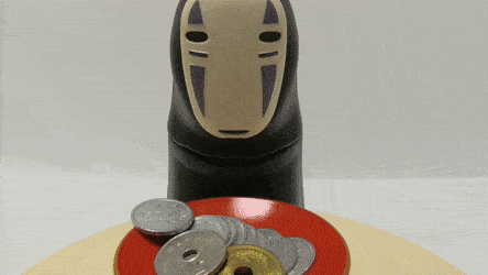 buyaesthetic - The Kaonashi No-Face Piggy Bank is a money box...
