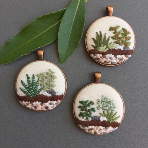 sosuperawesome - Embroidery Art, Earrings and Pendants, by...