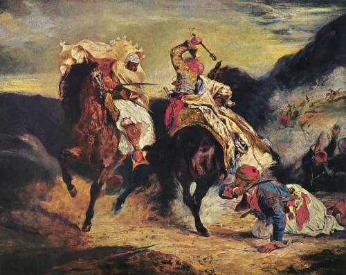 lionofchaeronea - Combat of the Giaour and Hassan, Eugène...