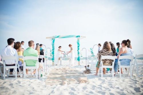 girls-can-get-married - An Intimate Beach Wedding at a Private...
