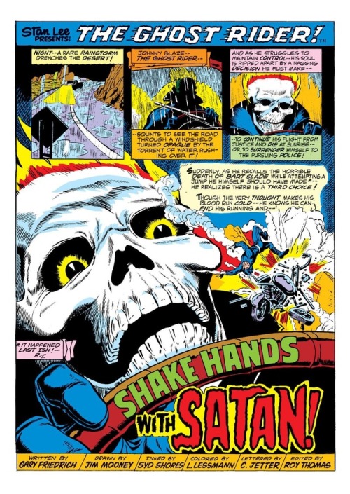 Ghost Rider vol.2 #2 (1973) - Shake Hands with Satan!